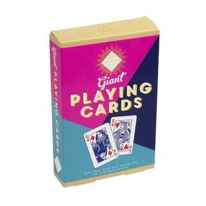 The Game Club - Giant 8.5" x 5.5" Playing Cards (52 + 2 Jokers) Set